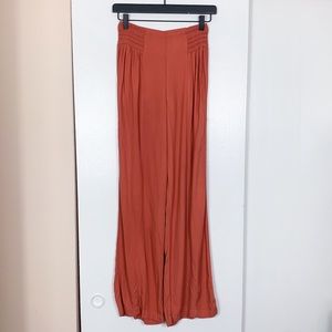 Charlotte Russe Orange Wide Leg Pants